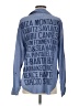 Sundry Blue Long Sleeve Blouse Size Sm (1) - photo 2