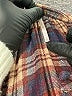 Unbranded Plaid Brown Long Sleeve Button-Down Shirt Size S - photo 7