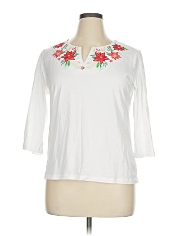 Coral Bay 3/4 Sleeve Top (view 1)