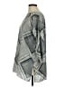 Calypso St. Barth 100% Polyester Argyle Gray Kimono Size Med (1) - photo 5