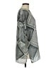 Calypso St. Barth 100% Polyester Argyle Gray Kimono Size Med (1) - photo 4