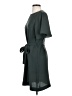 H&M 100% Polyester Solid Gray Casual Dress Size 4 - photo 5