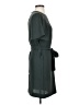 H&M 100% Polyester Solid Gray Casual Dress Size 4 - photo 4
