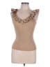 Zimmermann Tan Gold Tank Top Size 10 (3) - photo 1