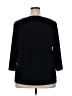T Tahari Black 3/4 Sleeve Blouse Size 2X - photo 2