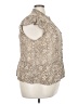 Lane Bryant 100% Polyester Animal Print Ivory Sleeveless Blouse Size 22 - 24 Plus - photo 4