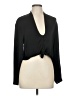 Open Edit Black Long Sleeve Blouse Size M - photo 1