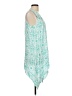 Escapada 100% Rayon Teal Casual Dress Size L - photo 4