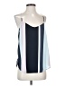 Ann Taylor LOFT Outlet 100% Polyester Blue Sleeveless Blouse Size S - photo 1