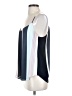 Ann Taylor LOFT Outlet 100% Polyester Blue Sleeveless Blouse Size S - photo 5