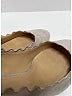 Chloé 100% Suede Chevron-herringbone Ivory Gray Heels Size EU 39 1/2 - photo 7