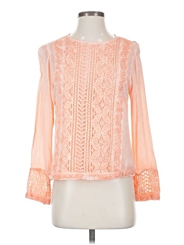 En Creme Long Sleeve Blouse (view 1)