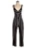 Express Stripes Black Jumpsuit Size S - photo 1