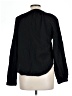 Evereve 100% Cotton Polka Dots Black Long Sleeve Blouse Size L - photo 2