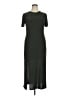 Charles Henry Solid Black Casual Dress Size XL - photo 1