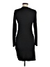 Dee Elly Solid Black Casual Dress Size M - photo 2