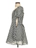 Xtraordinary Checkered-gingham Gray Casual Dress Size XS - photo 5