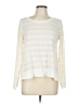 Ella Moss Stripes Ivory Pullover Sweater Size L - photo 1