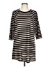 Moa Moa Stripes Gray Casual Dress Size L - photo 1