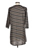 Moa Moa Stripes Gray Casual Dress Size L - photo 2