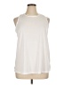 Ideology 100% Polyester Ivory Sleeveless T-Shirt Size 1X - photo 1