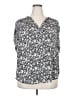 Torrid 100% Polyester Black 3/4 Sleeve Blouse Size 2X Plus (2) - photo 1
