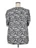 Torrid 100% Polyester Black 3/4 Sleeve Blouse Size 2X Plus (2) - photo 2