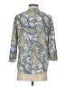 212 Collection Paisley Blue 3/4 Sleeve Blouse Size S - photo 2