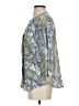 212 Collection Paisley Blue 3/4 Sleeve Blouse Size S - photo 5