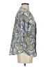 212 Collection Paisley Blue 3/4 Sleeve Blouse Size S - photo 4