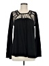 Pixley Black Long Sleeve Blouse Size M - photo 1
