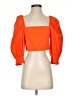 o.p.t Orange 3/4 Sleeve Blouse Size S - photo 1