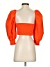 o.p.t Orange 3/4 Sleeve Blouse Size S - photo 2