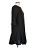 Simlu Solid Black Casual Dress Size L - photo 4