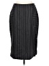 Les Copains Stripes Black Wool Skirt Size EU (IT) 46 / US 10 - photo 1