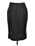 Les Copains Stripes Black Wool Skirt Size EU (IT) 46 / US 10 - photo 2