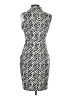 Calvin Klein Animal Print Gray Cocktail Dress Size 2 (estimated) - photo 2