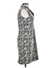 Calvin Klein Animal Print Gray Cocktail Dress Size 2 (estimated) - photo 4
