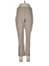Theory Houndstooth Brown Casual Pants Size 10 - photo 1