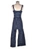 Caution to the Wind Stripes Blue Jumpsuit Size XS (estimated) - photo 2