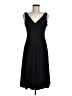 Evan Picone Solid Black Cocktail Dress Size 6 - photo 1