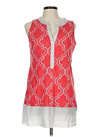 Blue Saks Fifth Avenue Sleeveless Blouse (view 1)