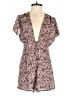 Honey Punch 100% Polyester Floral Pink Romper Size S - photo 1