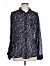 Vince Camuto 100% Polyester Paisley Blue Long Sleeve Blouse Size L - photo 1