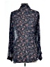 Vince Camuto 100% Polyester Paisley Blue Long Sleeve Blouse Size L - photo 2