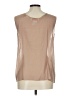 Linda Lundstrom Tan Sleeveless T-Shirt Size L - photo 2
