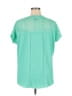 Daytrip Teal Short Sleeve Blouse Size XL - photo 2