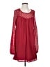 Sage 100% Polyester Burgundy Casual Dress Size S - photo 1