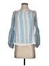 WAYF 100% Rayon Blue 3/4 Sleeve Blouse Size S - photo 1