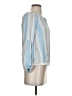 WAYF 100% Rayon Blue 3/4 Sleeve Blouse Size S - photo 4